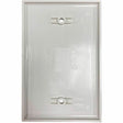 Eaton Tripp Lite Series Safe-IT Blank Wall Plate, Antibacterial, Ivory Matte, TAA