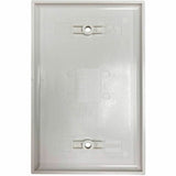 Eaton Tripp Lite Series Safe-IT Blank Wall Plate, Antibacterial, Ivory Matte, TAA