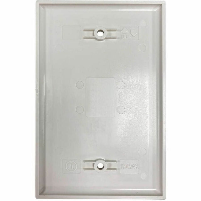 Eaton Tripp Lite Series Safe-IT Blank Wall Plate, Antibacterial, Ivory Matte, TAA