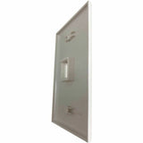 Eaton Tripp Lite Series Safe-IT 1-Port Single-Gang Keystone Wall Plate, Antibacterial, Ivory Matte, TAA