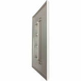 Eaton Tripp Lite Series Safe-IT 3-Port Single-Gang Keystone Wall Plate, Antibacterial, Ivory Matte, TAA