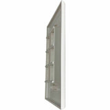 Eaton Tripp Lite Series Safe-IT 6-Port Single-Gang Keystone Wall Plate, Antibacterial, Ivory Matte, TAA