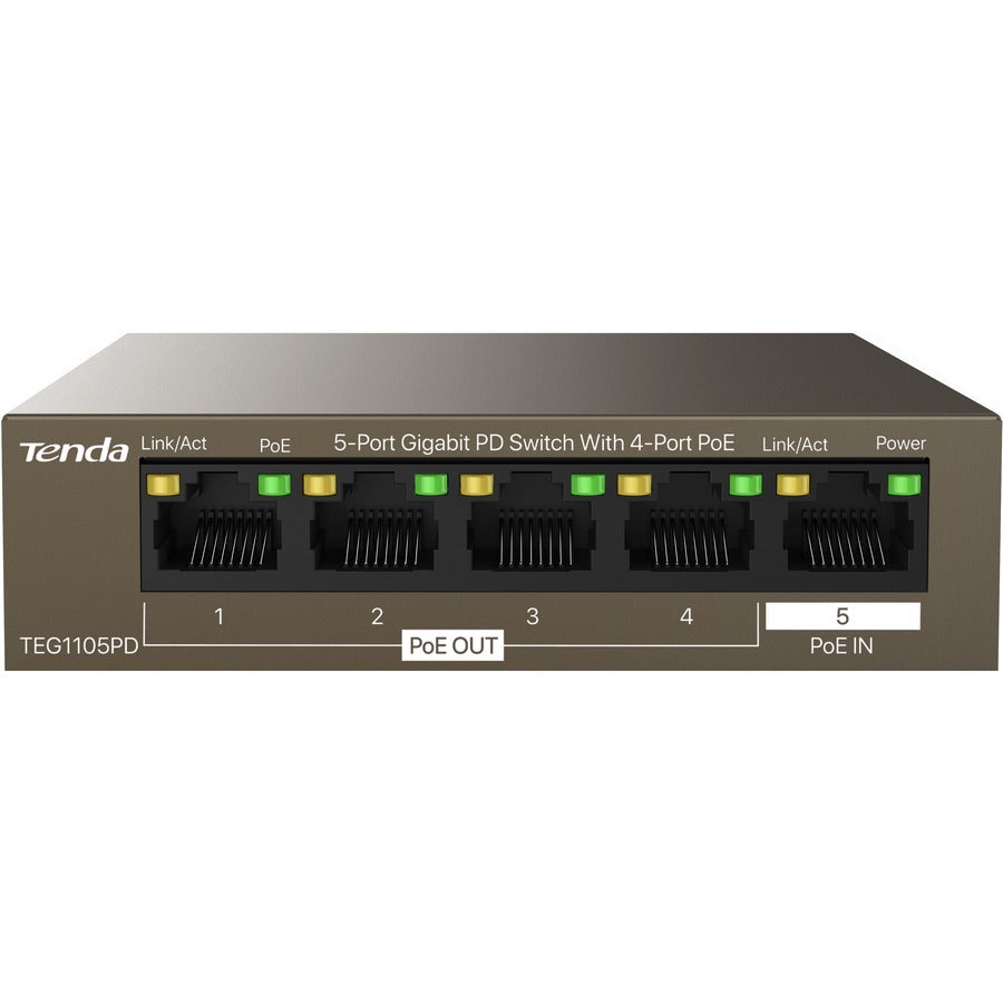 5-PORT GIGABIT SWITCH 4PORT POE