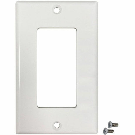 Eaton Tripp Lite Series Safe-IT Single-Gang Antibacterial Wall Plate, Decora Style, Ivory, TAA