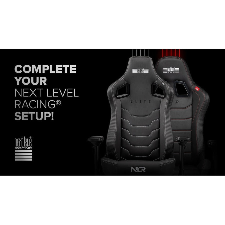 Next Level Racing Elite Gaming Chair Black Leather & Suede Edition