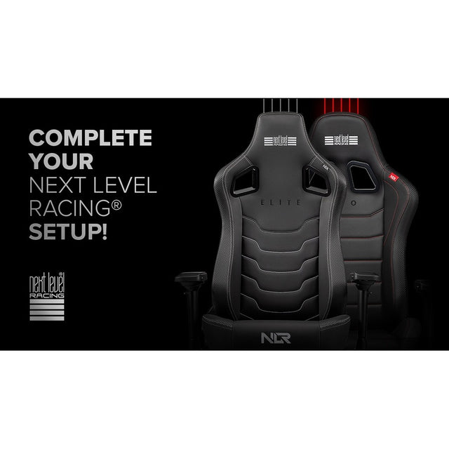 Next Level Racing Elite Gaming Chair Black Leather & Suede Edition