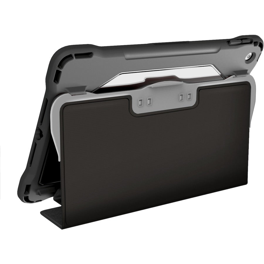 Brenthaven Edge Folio Rugged Carrying Case (Folio) for 10.2" Apple iPad (9th Generation), iPad (7th Generation), iPad (8th Generation) Tablet, Stylus, Apple Pencil (2nd Generation) - Gray