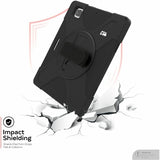 CTA Digital Protective Case with Built-in Kick Stand and Hand Strap for iPad 12.9