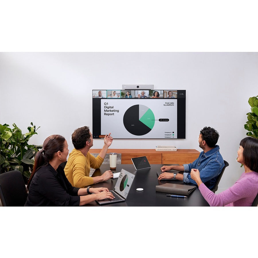 Cisco Webex Room Bar (Carbon Color) with table-stand Room Navigator