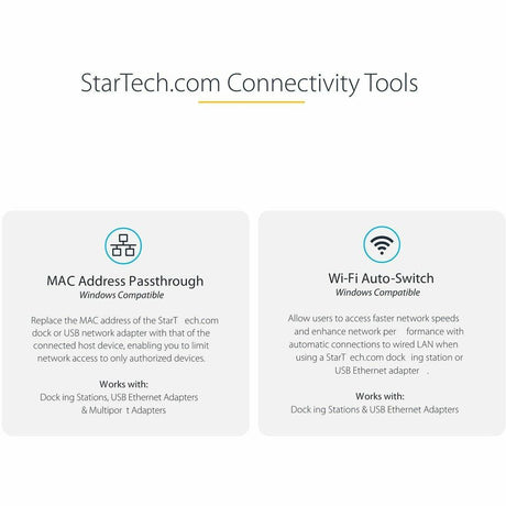 StarTech.com USB-C to Ethernet Adapter, 10/100/1000 Mbps, Gigabit Network Adapter, ASIX AX88179A, 1ft/30cm Cable, Windows/macOS/Linux