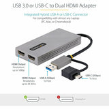 USB TO DUAL HDMI ADAPTER