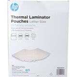 HP S200 Laminator Letter Size Pouches