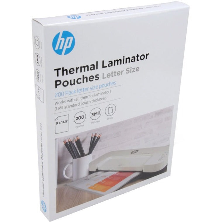 HP S200 Laminator Letter Size Pouches