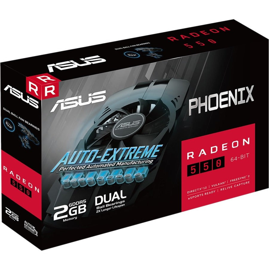 Asus AMD Radeon 550 Graphic Card - 2 GB GDDR5