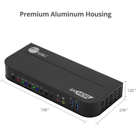 2X1 HDMI 2.0 4K HDR USB 3.0 KVM