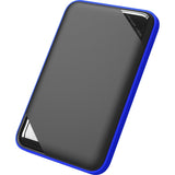 Silicon Power A62 1 TB Rugged Hard Drive - External - Black, Blue