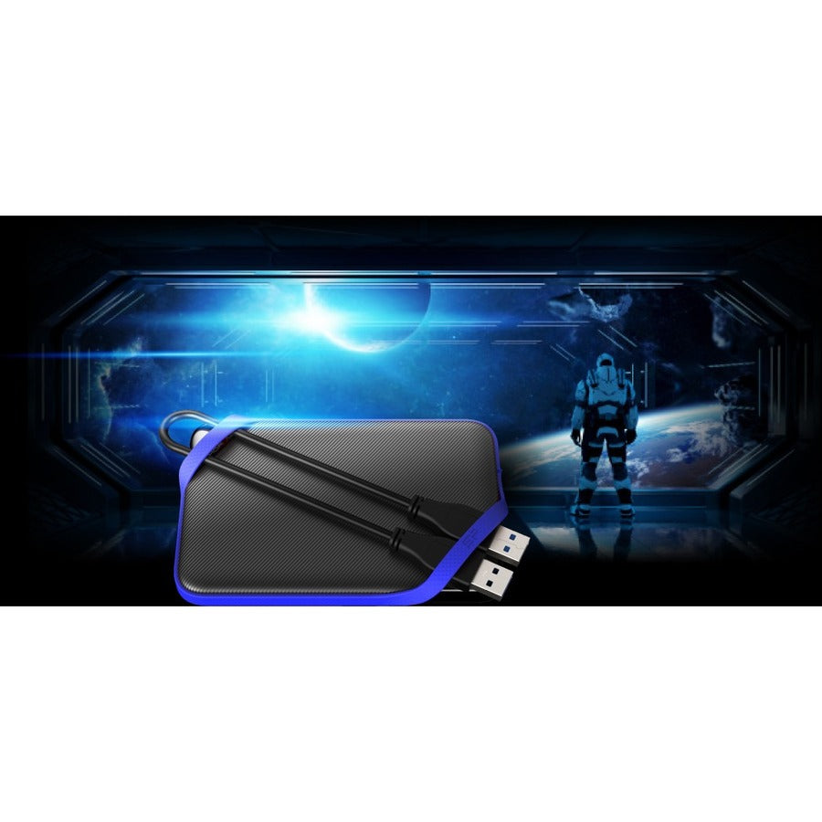 Silicon Power A62 2 TB Portable Hard Drive - External - Black, Blue