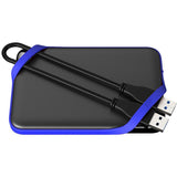 Silicon Power A62 2 TB Portable Hard Drive - External - Black, Blue