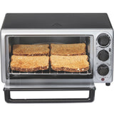 Proctor Silex 4 Slice (Black) & (Silver) Toaster Oven