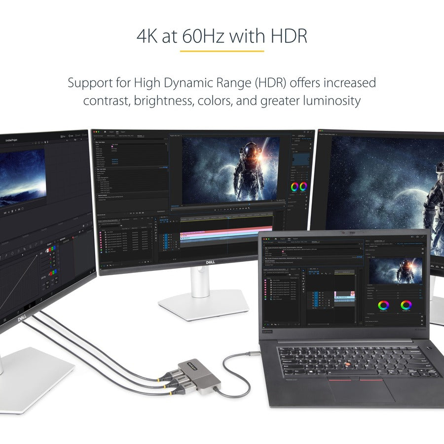 USB-C TO TRIPLE DP MST HUB