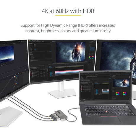USB-C TO TRIPLE DP MST HUB