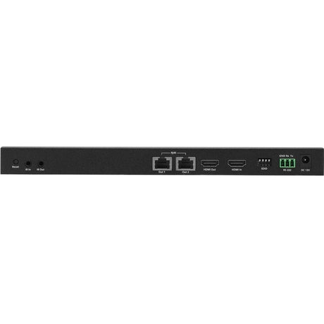 SIIG 1x2 4K60Hz HDMI Splitter Over Cat6 Extender with Loopout/IR/ARC & RS-232 - Up to 230ft (70m) - Near Zero Latency