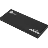 SIIG 1x8 4K 60Hz HDMI Splitter Over Cat6 Extender with Loopout/IR/ARC & RS-232 - Up to 230ft (70m) - Near Zero Latency