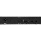 SIIG 1x8 4K 60Hz HDMI Splitter Over Cat6 Extender with Loopout/IR/ARC & RS-232 - Up to 230ft (70m) - Near Zero Latency