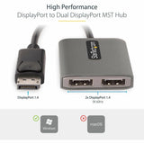 2-PORT DISPLAYPORT MST HUB