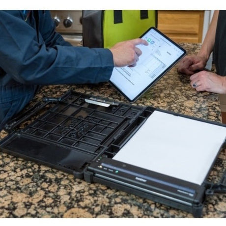 Brother PocketJet 8 Mobile Direct Thermal Printer - Monochrome - Portable - Label Print - USB - Bluetooth - Battery Included - Black