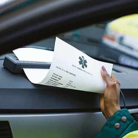 Brother PocketJet 8 PJ-883 Mobile Direct Thermal Printer - Monochrome - Label Print - USB - USB Host - Bluetooth -Printer only / no accessories included