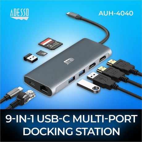 9IN1 USBC MULTIPORT DOCKING STN