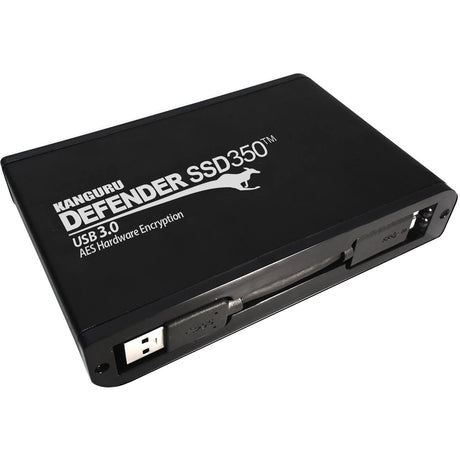 Kanguru Defender SSD350 480 GB FIPS 140-2 Certified - Hardware Encrypted Solid State Drive - 2.5" External - SATA (SATA/600) - Matte Black - TAA Compliant