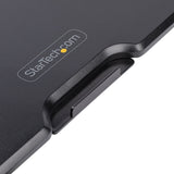 StarTech.com Standing Desk Converter for Laptop, Up to 8kg/17.6lb, Height Adjustable Laptop Riser, Table Top Sit Stand Desk Converter