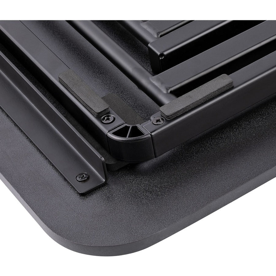 StarTech.com Standing Desk Converter for Laptop, Up to 8kg/17.6lb, Height Adjustable Laptop Riser, Table Top Sit Stand Desk Converter