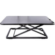 StarTech.com Standing Desk Converter for Laptop, Up to 8kg/17.6lb, Height Adjustable Laptop Riser, Table Top Sit Stand Desk Converter