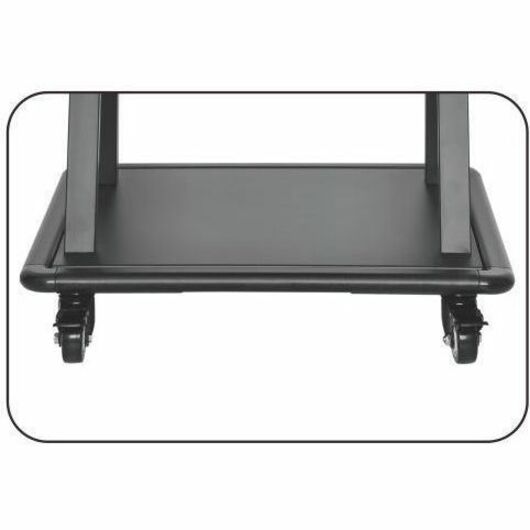 Mobile Stand with Middle Shelf