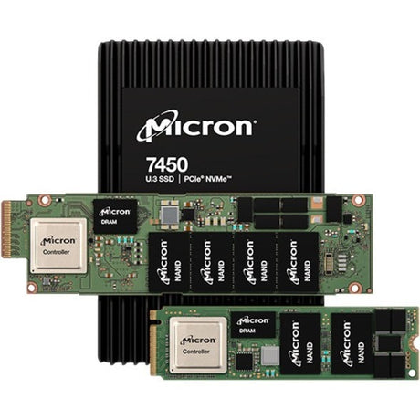 Micron 7450 PRO 960 GB Solid State Drive - M.2 22110 Internal - PCI Express NVMe (PCI Express NVMe 4.0) - Green