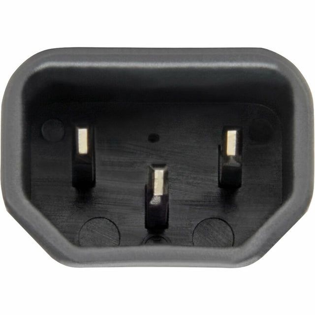 Eaton Tripp Lite Series NEMA 5-15R to C14 Power Cord Adapter - 15A, 125V, Black