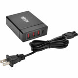 Eaton Tripp Lite Series 4-Port USB Charging Station - 60W USB-C PD Port, 3x USB-A Auto-Sensing Ports
