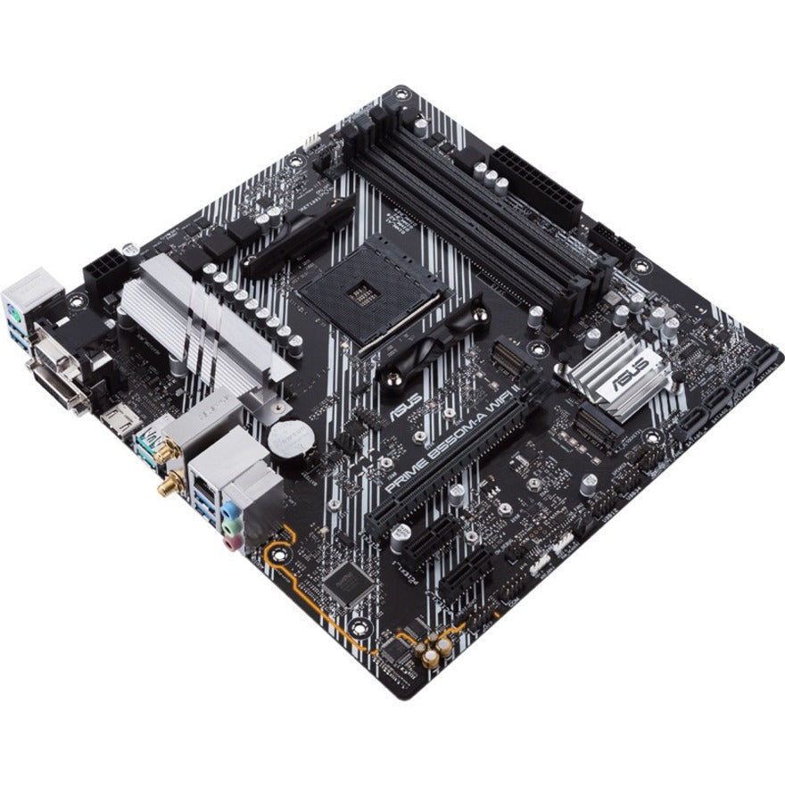 Asus Prime B550M-A WIFI II Desktop Motherboard - AMD B550 Chipset - Socket AM4 - Micro ATX