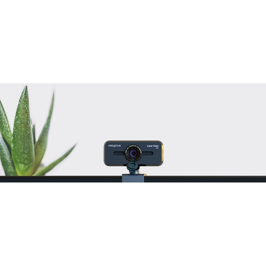 Creative Live! Cam Sync V3 2K QHD USB Webcam with 4X Digital Zoom (4 Zoom Modes from Wide Angle to Narrow Portrait View), Privacy Lens, 2 Mics, for PC and Mac