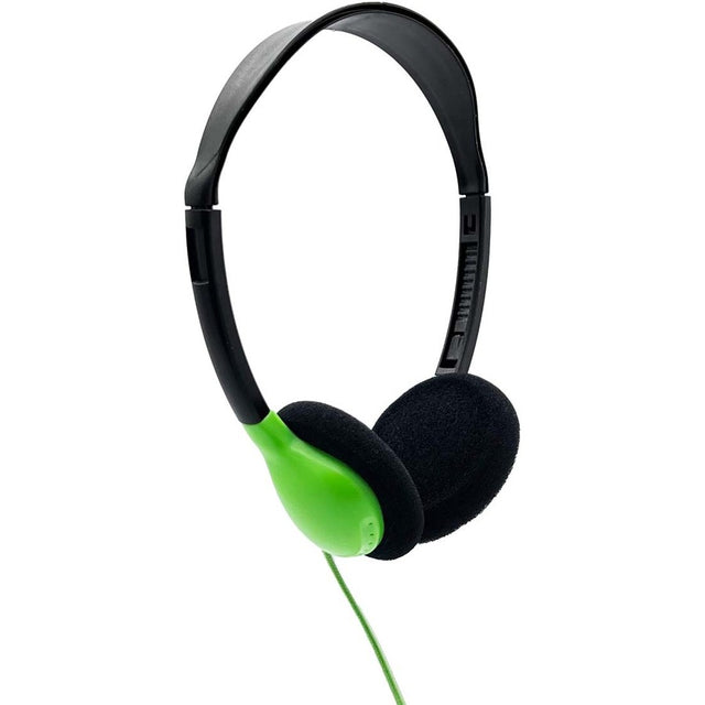 Hamilton Buhl Personal On-Ear Stereo Headphone, GREEN - 200 Pack