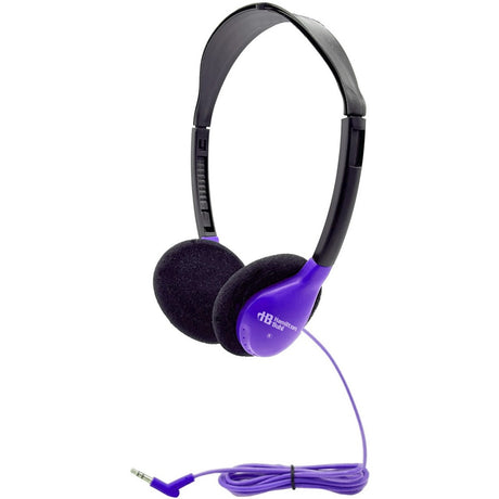 Hamilton Buhl HamiltonBuhl Personal On-Ear Stereo Headphone, PURPLE - 200 Pack