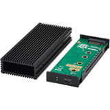 Eaton Tripp Lite Series USB-C to M.2 NVMe and SATA SSD (M-Key) Gaming Enclosure Adapter - USB 3.2 Gen 2 (10 Gbps), LEDs