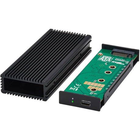 Eaton Tripp Lite Series USB-C to M.2 NVMe and SATA SSD (M-Key) Gaming Enclosure Adapter - USB 3.2 Gen 2 (10 Gbps), LEDs