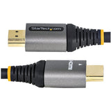 StarTech.com 13ft (4m) Premium Certified HDMI 2.0 Cable, High Speed Ultra HD 4K 60Hz HDMI Cable w/ Ethernet, HDR10, UHD HDMI Monitor Cord