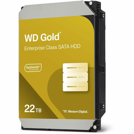 WD Gold WD221KRYZ 22 TB Hard Drive - 3.5" Internal - SATA (SATA/600) - Conventional Magnetic Recording (CMR) Method