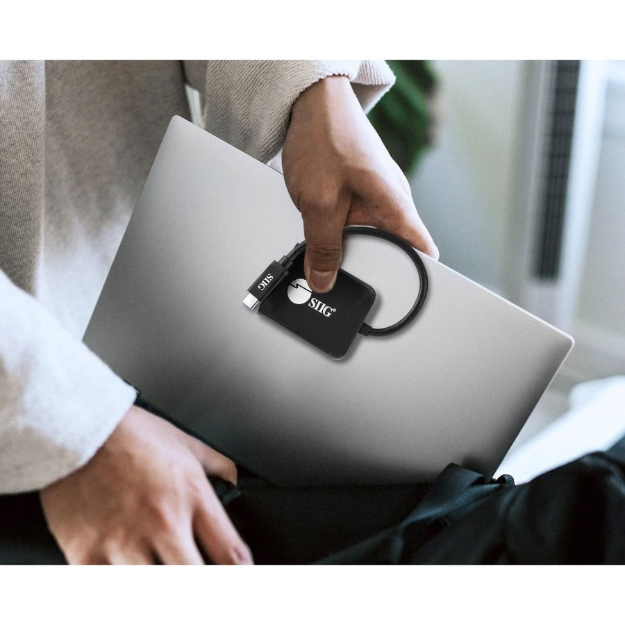 SIIG 1x2 USB-C to HDMI 4K60 MST Hub Splitter