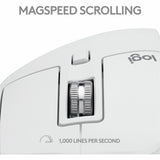 Logitech MX Master 3S for Mac - Wireless Bluetooth Mouse with Ultra-fast Scrolling, Ergo, 8K DPI, Quiet Clicks, Pale Gray